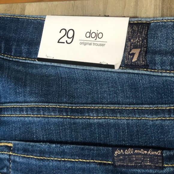 NWT 7FAM THE DOJO FLARE ORIGINAL TROUSER Size 29 - Picture 11 of 11